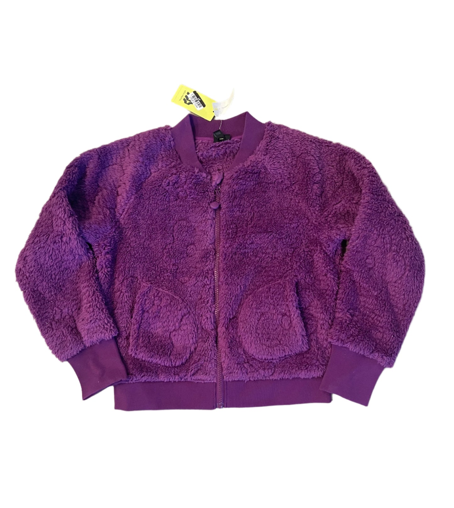 Girls' Quilted Fleece Jacket - All In Motion Purple